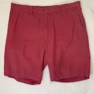 J. McLaughlin‎ Menswear Shorts Size 38 Red Cotton Casual Summer